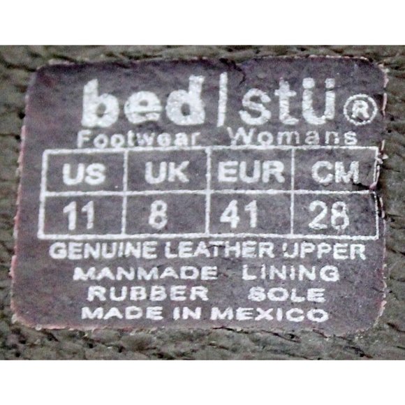 Bed Stu Footwear Woman Sz 11 Brown Suede Leather Riding Tall Boots Western - Picture 12 of 12